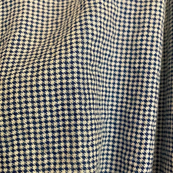 Vintage Button Down Blue Gingham Dress - Picture 5 of 7